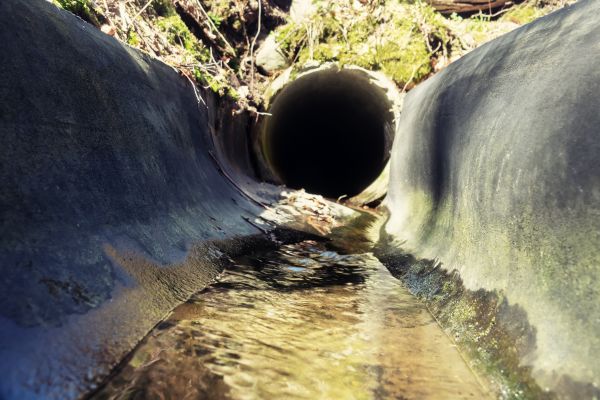 Drainage Swale Installation in Erie